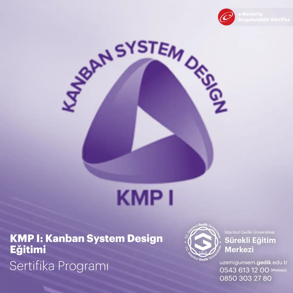 KMP I: Kanban System Design Eğitimi
